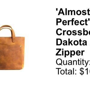 'Almost Perfect' Mini Crossbody - Dakota / Zipper Portland Leather Goods